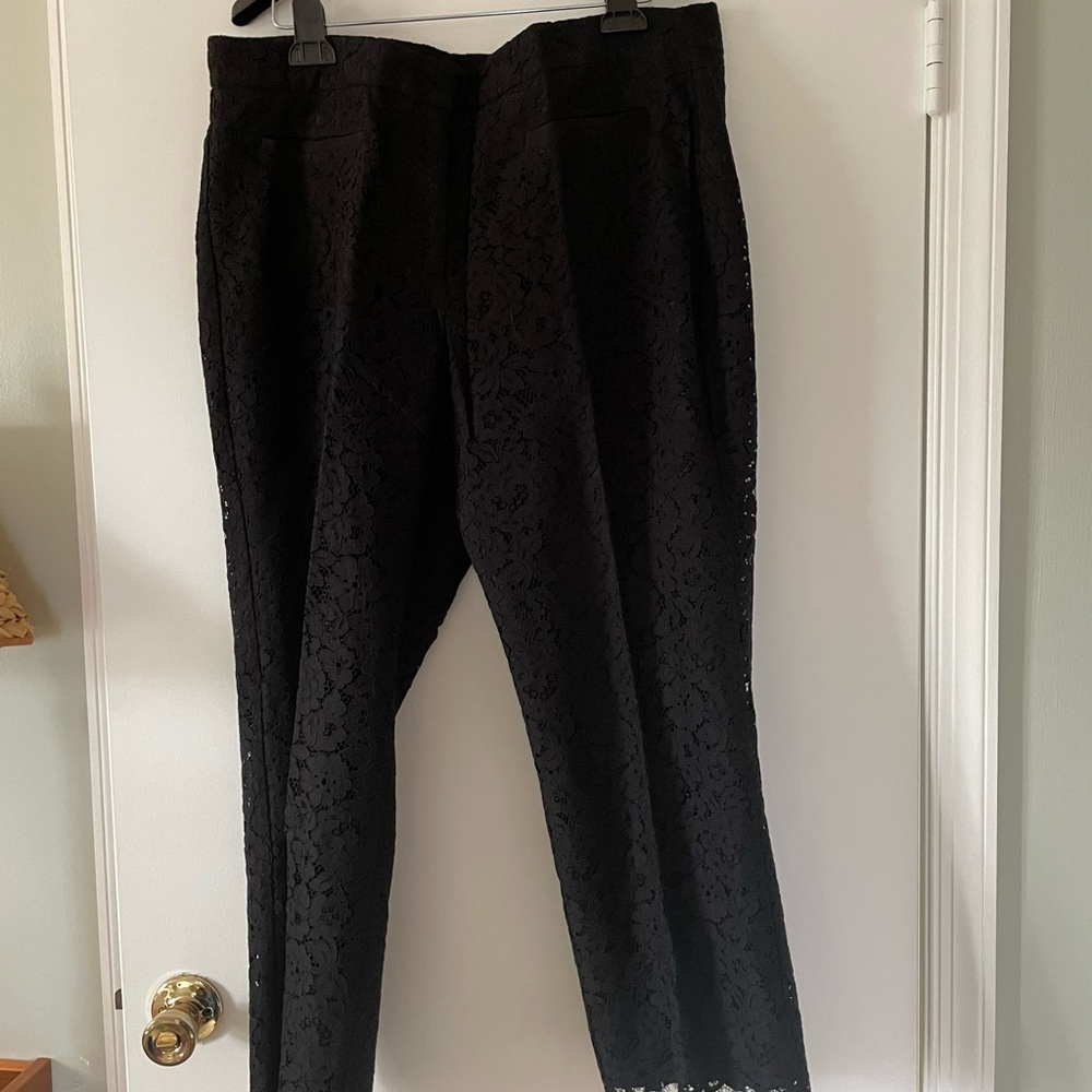 J.Crew Black Lace Pants